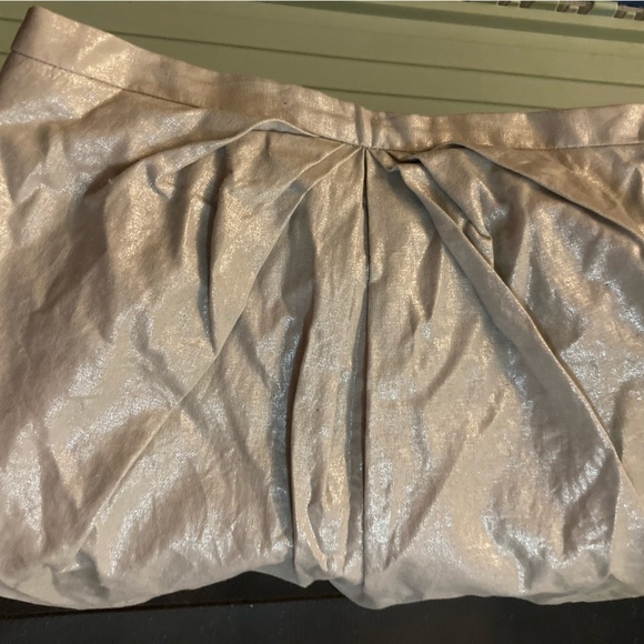 H&M gold shimmer mini skirt - Picture 3 of 5